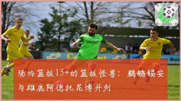 场均篮板15+的篮板怪兽:鹈鹕锡安与雄鹿阿德托昆博并列